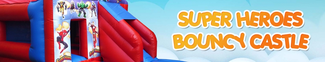 Bouncy Castle Hire Cumbria Super Heroes